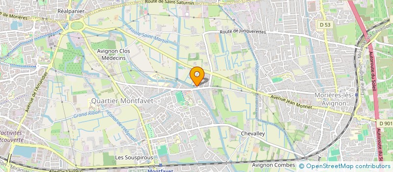 localisation de l'entreprise MTD COURTAGE à AVIGNON