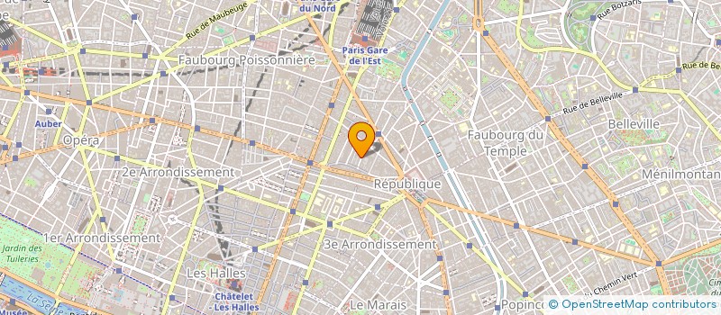 localisation de l'entreprise MTD IMAGE à PARIS