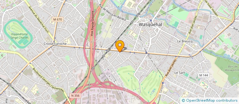 localisation de l'entreprise MTD INDUSTRIE à WASQUEHAL