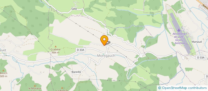 localisation de l'entreprise MTD MENUISERIE à MONTGAUCH