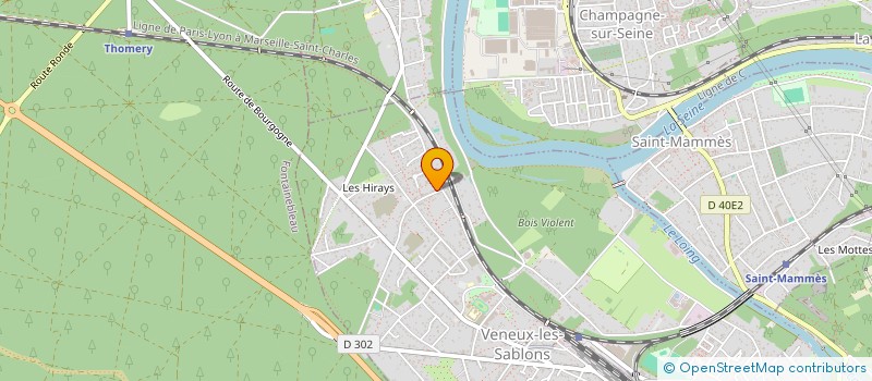 localisation de l'entreprise MTD PROD  MORET-LOING-ET-ORVANNE