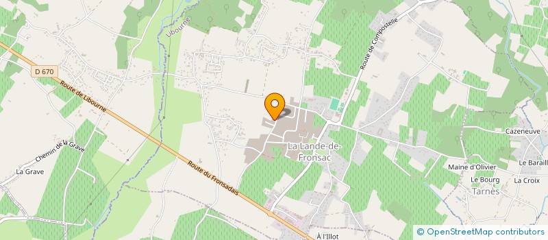 localisation de l'entreprise MTD VIN DIVIN  LA LANDE-DE-FRONSAC