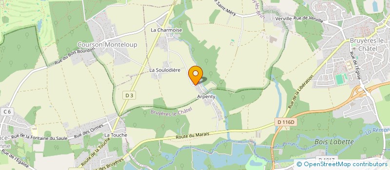 localisation de l'entreprise MTDA  FONTENAY-LES-BRIIS