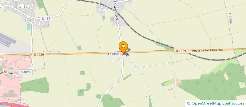 localisation de l'entreprise MTDA à GLISY