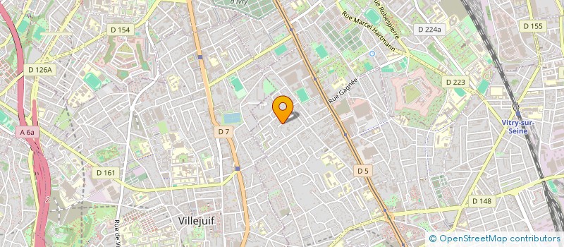 localisation de l'entreprise MTDB  VITRY-SUR-SEINE