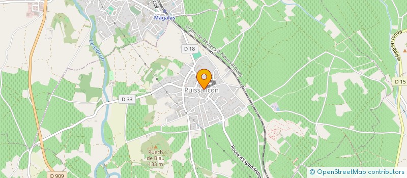 localisation de l'entreprise MTDH GROUP à PUISSALICON