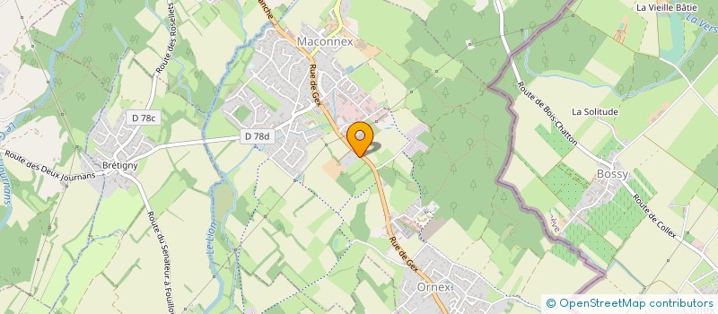 localisation de l'entreprise MTDI  ORNEX