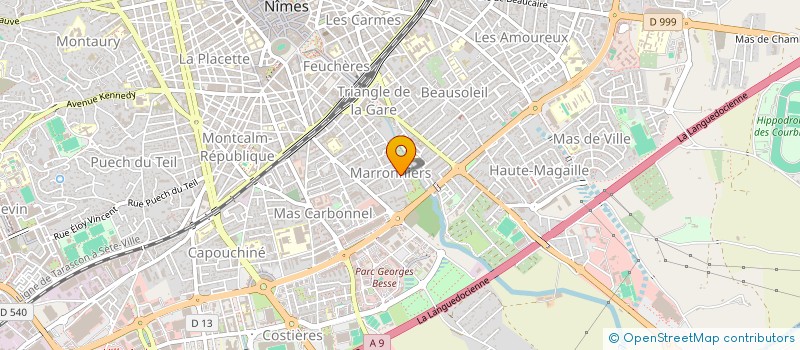localisation de l'entreprise MTE à NIMES