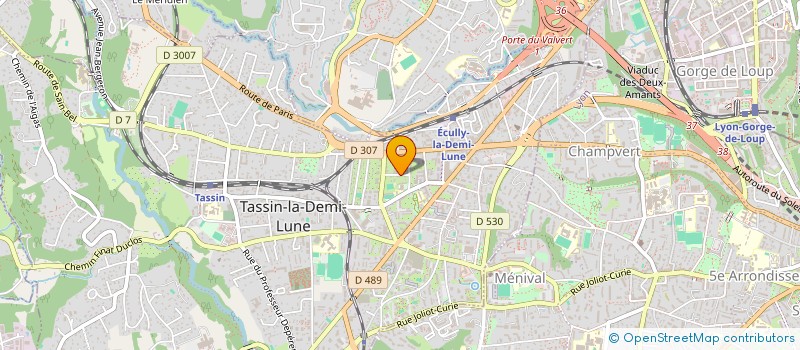 localisation de l'entreprise MTE à TASSIN-LA-DEMI-LUNE