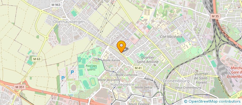 localisation de l'entreprise MTE  STRASBOURG