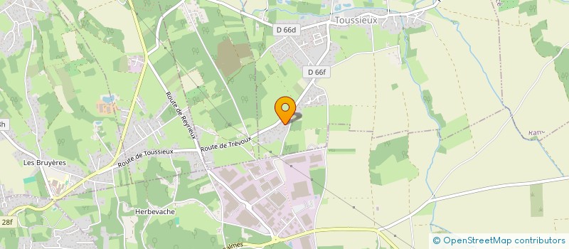 localisation de l'entreprise MTE  TOUSSIEUX