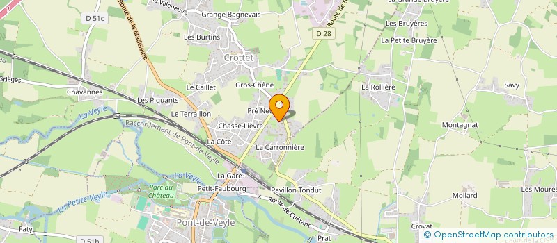 localisation de l'entreprise MTE LOGISTIC  CROTTET