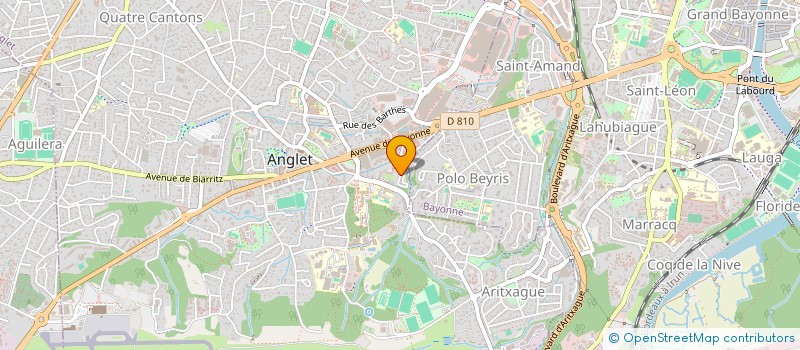 localisation de l'entreprise MTE LUXURY à ANGLET