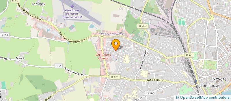 localisation de l'entreprise MTE MON TERROIR A EMPORTER à NEVERS