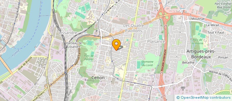 localisation de l'entreprise MTE33 à POMPIGNAC