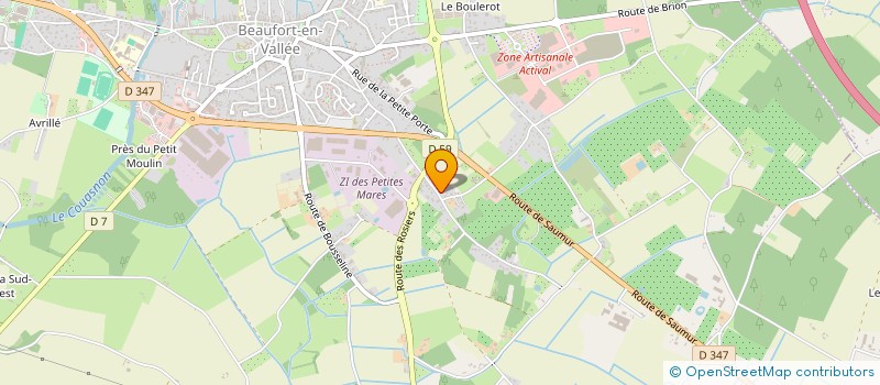 localisation de l'entreprise MTEC IMMO  BEAUFORT-EN-ANJOU