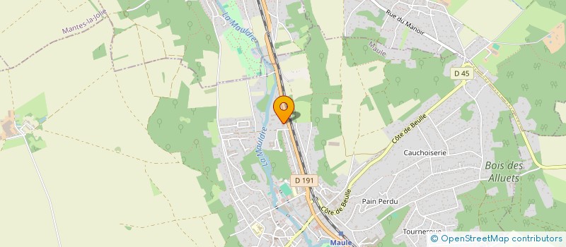 localisation de l'entreprise MTECH FACILITIES  MAULE