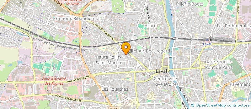 localisation de l'entreprise MTED à LAVAL