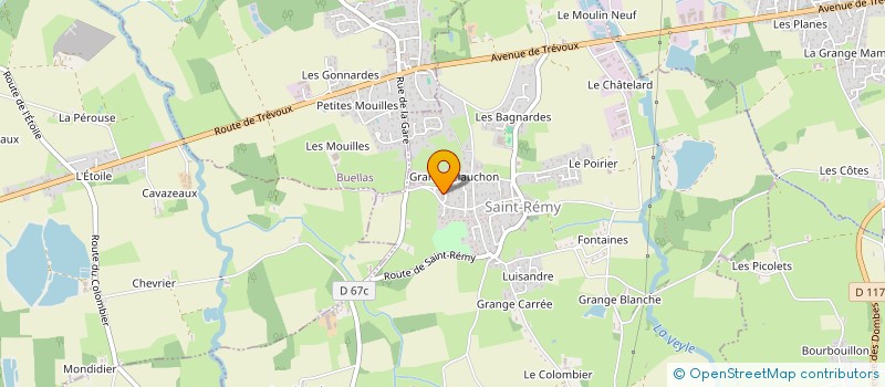 localisation de l'entreprise MTEG à SAINT-REMY