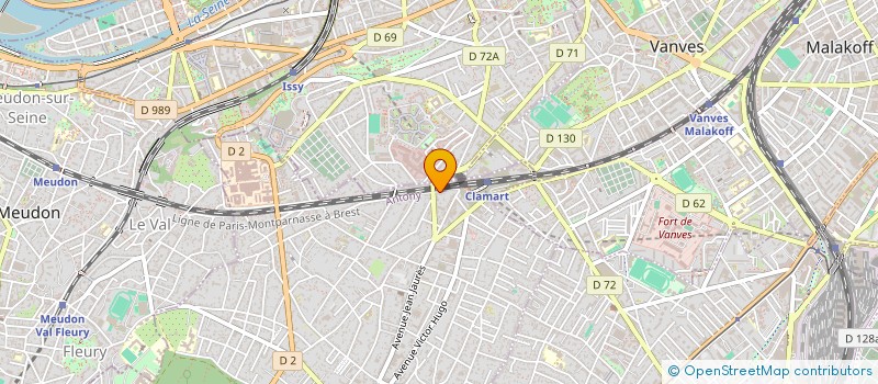 localisation de l'entreprise MTEP CONSEIL à CLAMART