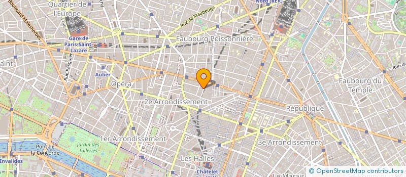 localisation de l'entreprise MTEX  PARIS