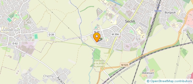 localisation de l'entreprise MTF  SECLIN