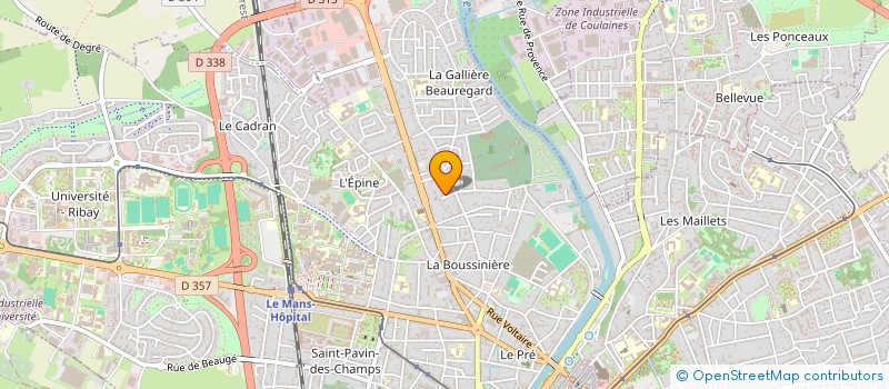 localisation de l'entreprise MTF  LE MANS