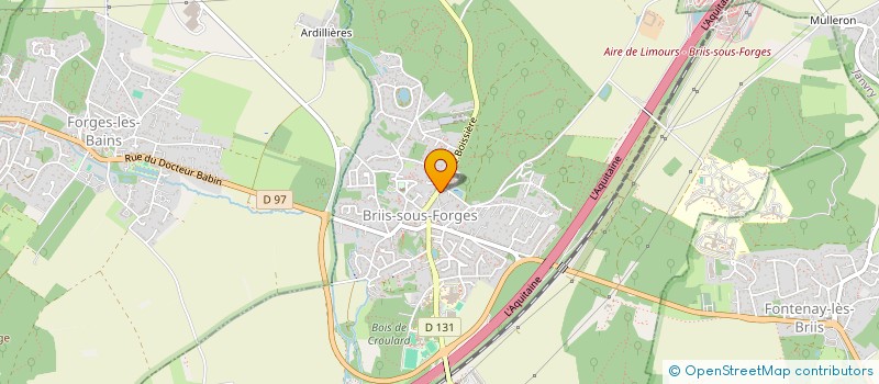 localisation de l'entreprise MTF ELECTRICITE à BRIIS-SOUS-FORGES