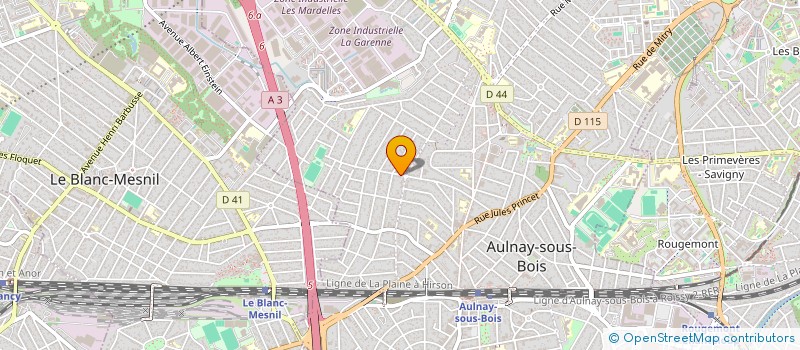 localisation de l'entreprise MTF FACILITIE à AULNAY-SOUS-BOIS
