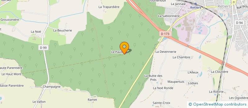 localisation de l'entreprise MTF IMMO 1  LE THEIL-DE-BRETAGNE