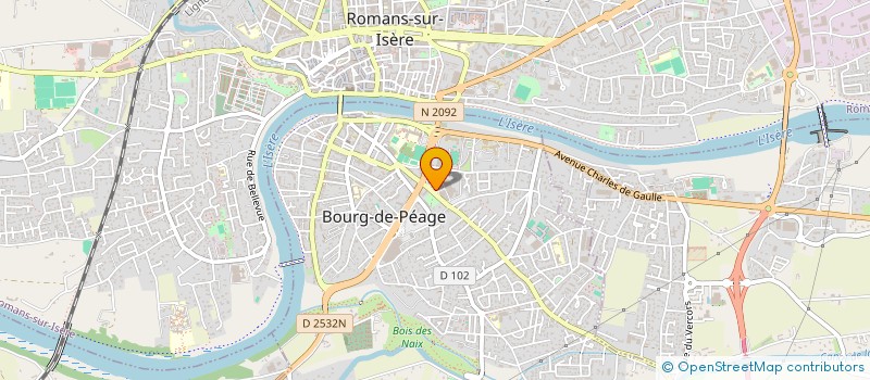 localisation de l'entreprise MTFD  BOURG-DE-PEAGE