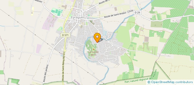 localisation de l'entreprise MTFF  EYRAGUES