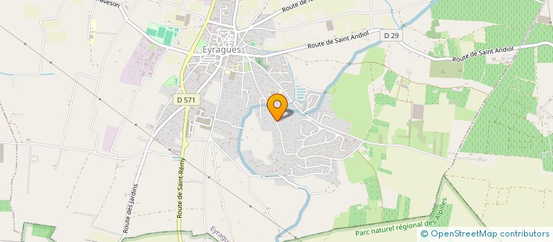 localisation de l'entreprise MTFF SERVICES  EYRAGUES