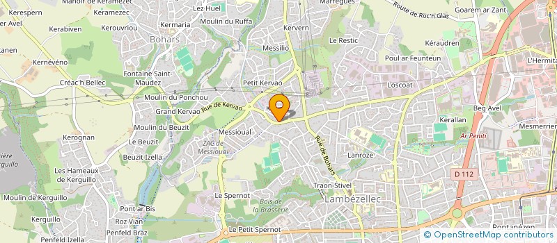 localisation de l'entreprise MTG  BREST