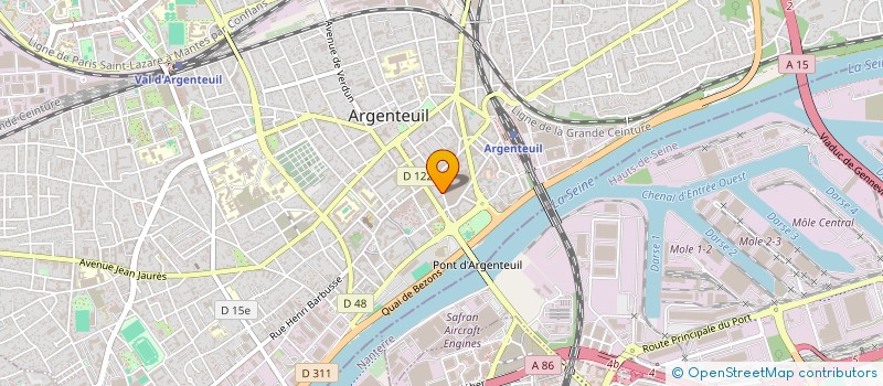 localisation de l'entreprise MTG BTP  ARGENTEUIL