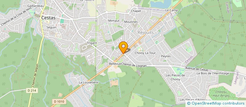 localisation de l'entreprise MTG CAPITAL  CESTAS