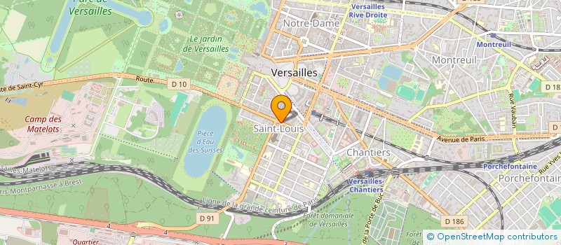 localisation de l'entreprise MTG CONSTRUCTIONS à VERSAILLES