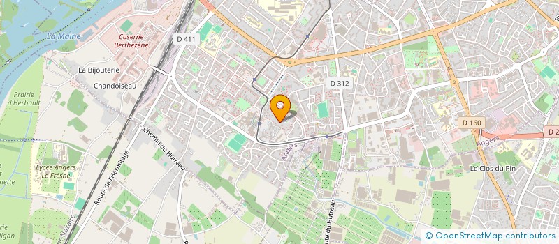 localisation de l'entreprise MTG LA MAITRISE DU BATIMENT à ANGERS