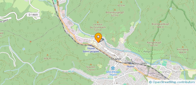 localisation de l'entreprise MTGB  THANN