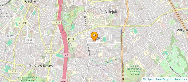 localisation de l'entreprise MTGG à VILLEJUIF