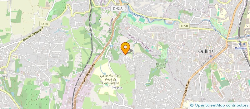 localisation de l'entreprise MTGR  SAINT-GENIS-LAVAL