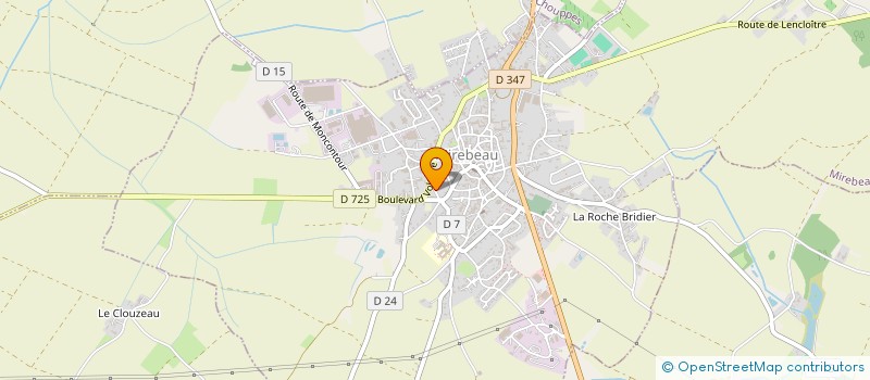 localisation de l'entreprise MTH  MIREBEAU