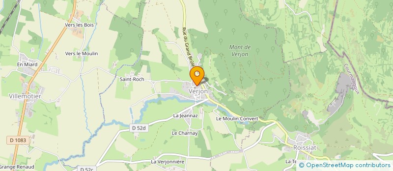 localisation de l'entreprise MTH  VERJON