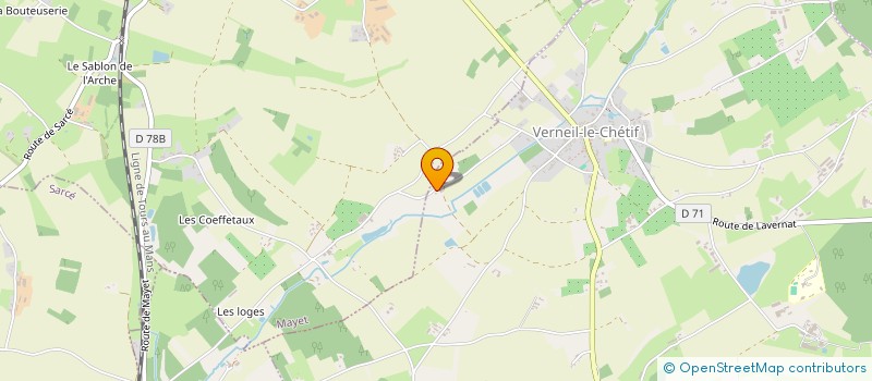 localisation de l'entreprise MTH SOUDAGE  VERNEIL-LE-CHETIF