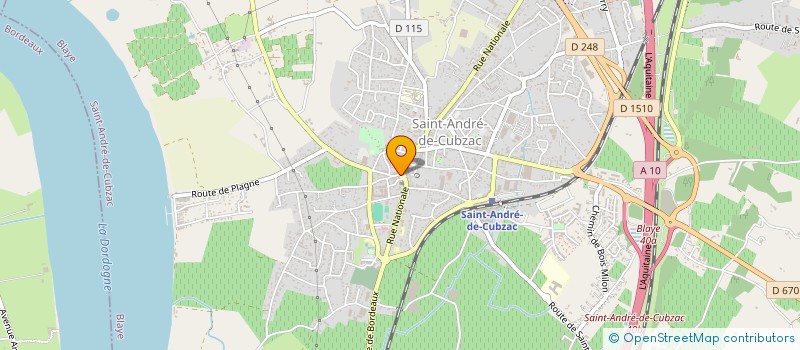 localisation de l'entreprise MTH TRANS  LIBOURNE