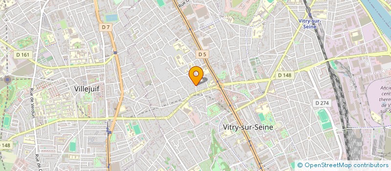 localisation de l'entreprise MTHCOMMUNICATION à VITRY-SUR-SEINE