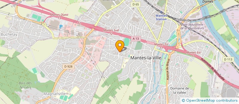 localisation de l'entreprise MTHN BAT  MANTES-LA-VILLE