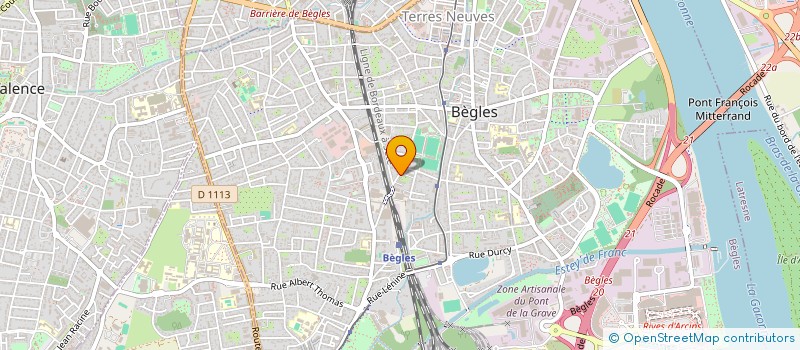 localisation de l'entreprise MTI à BEGLES