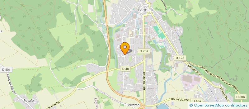 localisation de l'entreprise MTI  LAGNIEU