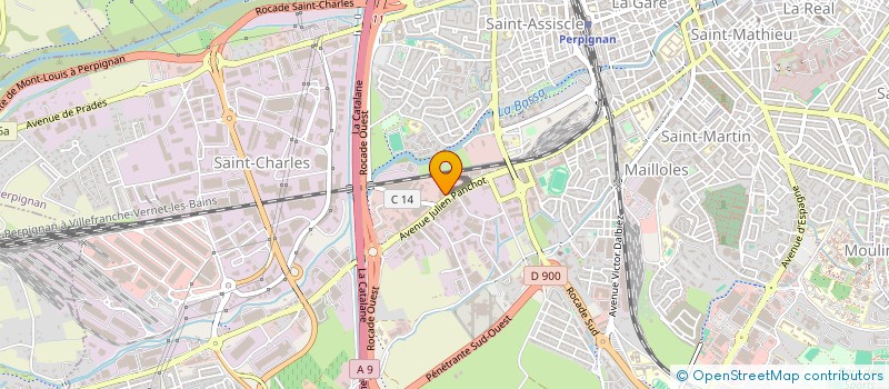 localisation de l'entreprise MTI  PERPIGNAN